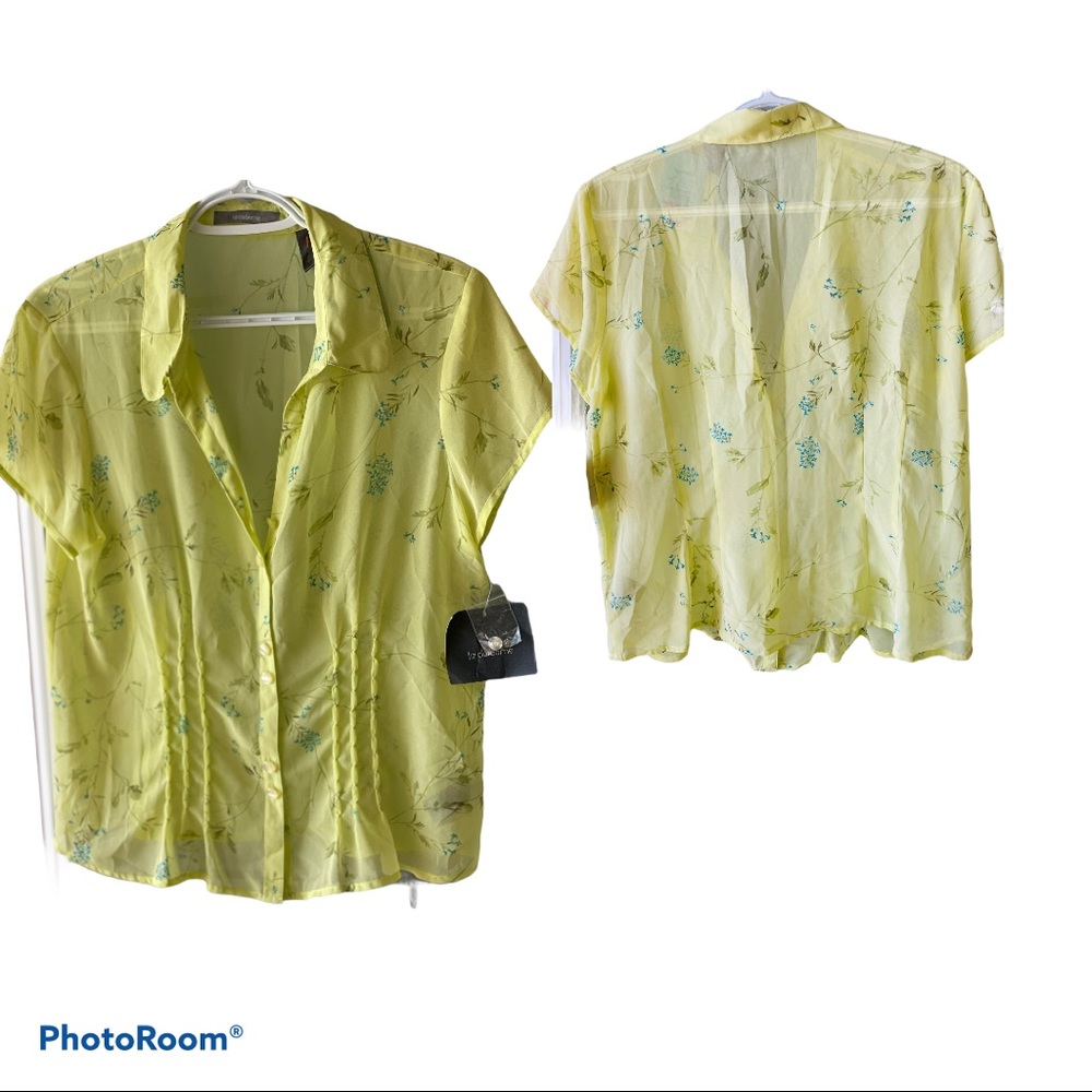 Liz Claiborne Yellow Blouse